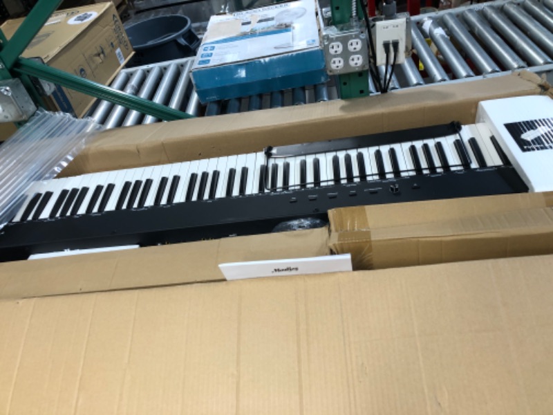 Photo 3 of Moukey Beginner Digital Piano 88 Key Full-Size Semi-Weighted Electric Keyboard, Stand (MEP-110) MEP-110 Digital Piano+ Stand 