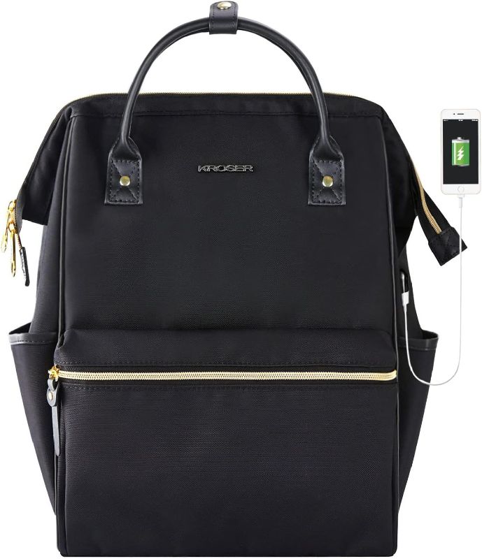 Photo 1 of KROSER Laptop Backpack 15.6 Inch Stylish BLACK