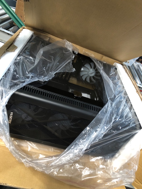 Photo 1 of MUSETEX ATX PC Case Mid-Tower with 6pcs 120mm ARGB Fans