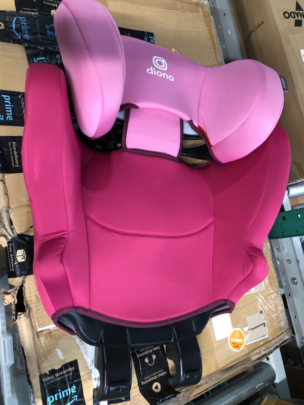 Photo 6 of Diono Cambria 2 XL 2022, Dual Latch Connectors, 2-in-1 Belt Positioning Booster Seat, --Pink