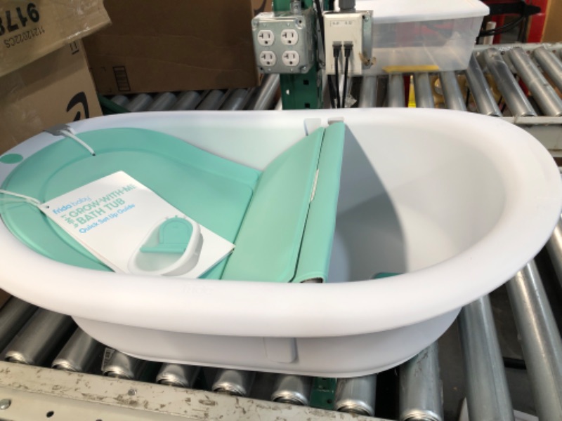 Photo 2 of 4-in-1 Grow-with-Me Bath Tub by Frida Baby Transforms Infant Bathtub to Toddler Bath Seat 