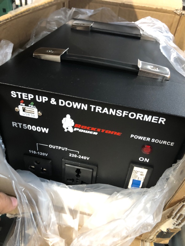 Photo 2 of ROCKSTONE POWER 5000 Watt Voltage Converter Transformer 