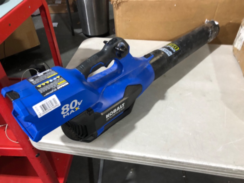 Photo 7 of **PARTS** **TOOL ONLY** Kobalt 80V MAX Leaf Blower (Tool Only)