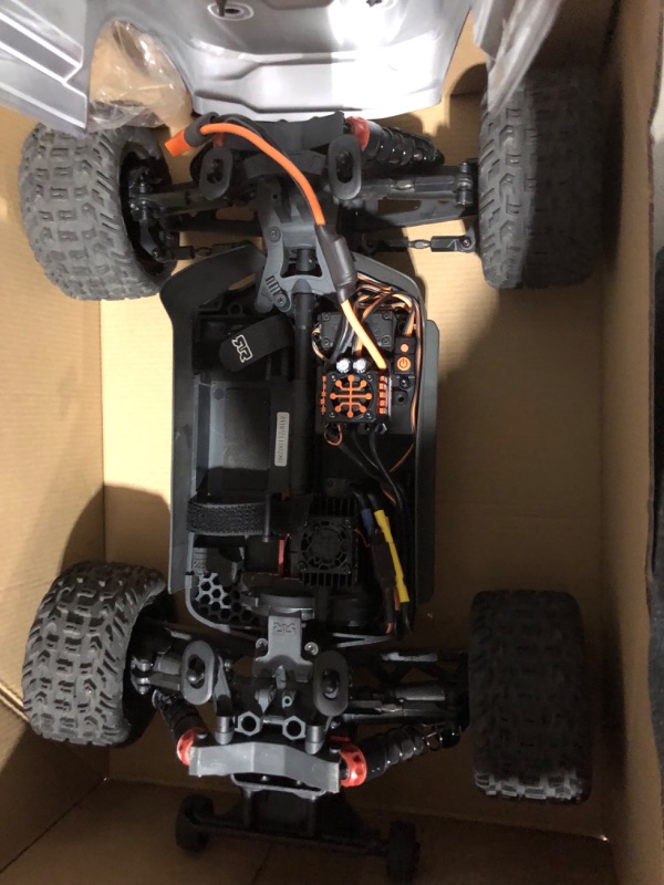 Photo 5 of *PARTS ONLY DOES NOT FUNCTION*
ARRMA RC Truck 1/10 VORTEKS 4X4 3S BLX Stadium Truck RTR, Purple, ARA4305V3T2