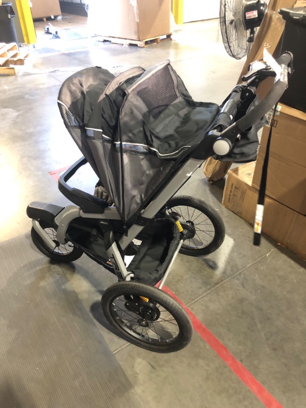 Photo 1 of *FOR PARTS ONLY* Chicco TRE Jogging Stroller - Titan | Black/Grey