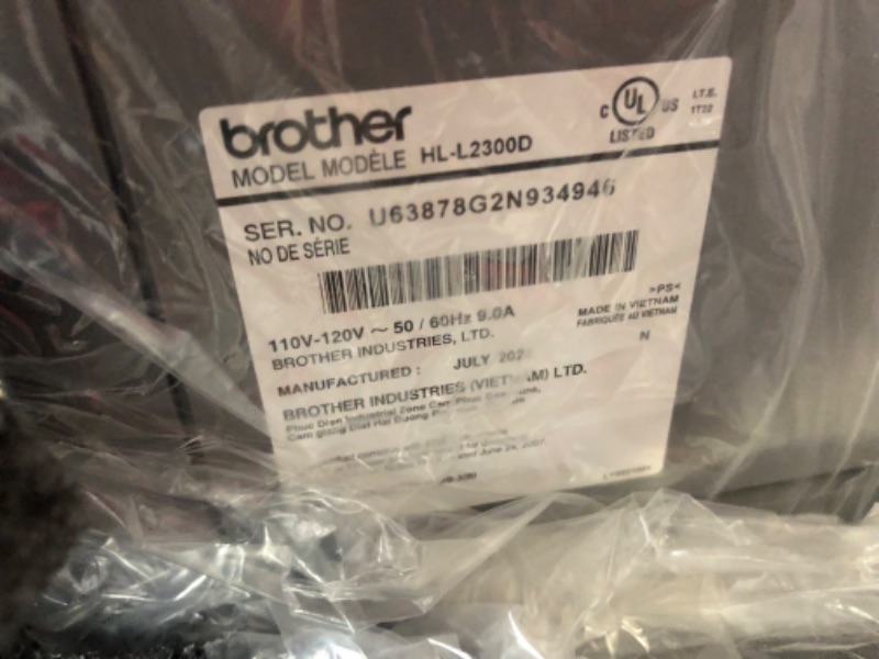 Photo 3 of Brother HL-L2300D Monochrome Laser Printer with Duplex Printing (Renewed Premium) Renewed Model: RHLL2300D