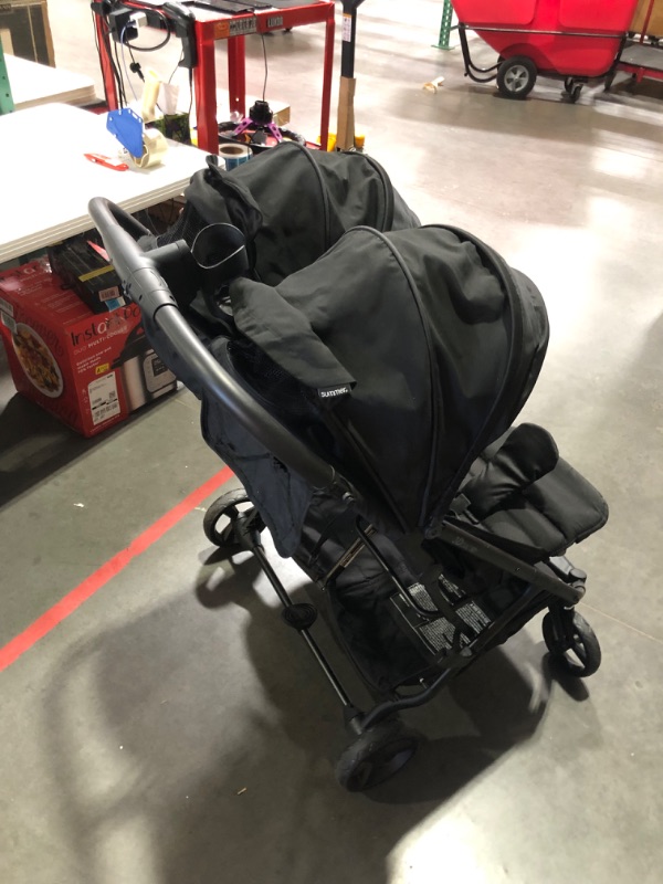 Photo 5 of Baby Trend Expedition 2-in-1 Stroller Wagon PLUS, Ultra Black