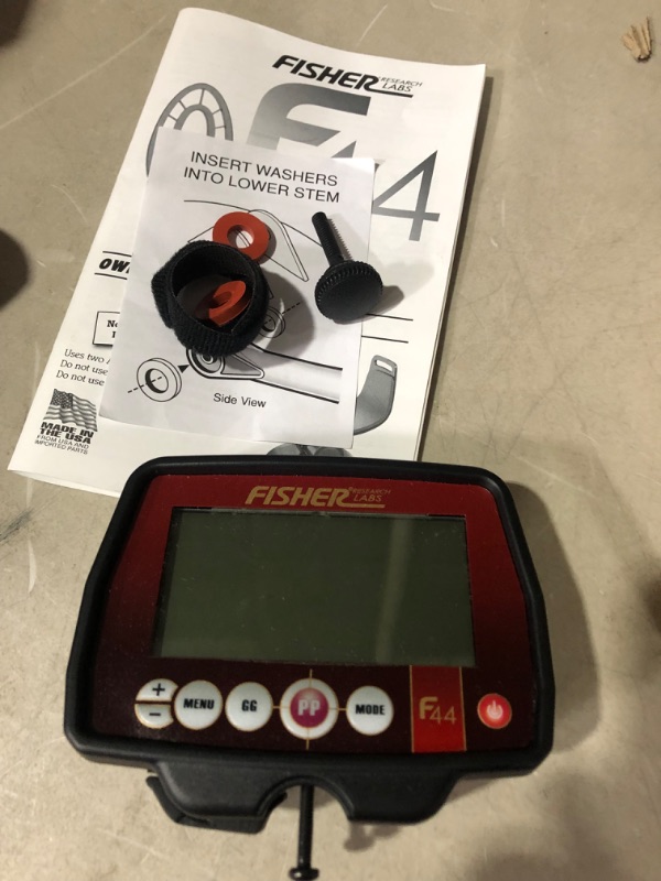 Photo 3 of **NONREFUNDABLE**FOR PARTS OR REPAIR**SEE NOTES**
Fisher F44 Metal Detector & Califone 3068AV Stereo/Mono Headphones, 3.5 mm Stereo Plug, Black Detector + Headphones