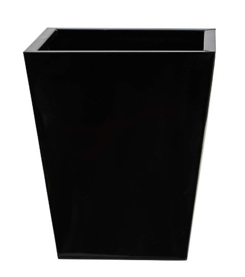 Photo 1 of **SEE NOTES**
Nearly Natural 15in. Classic Square Metal Planter Black