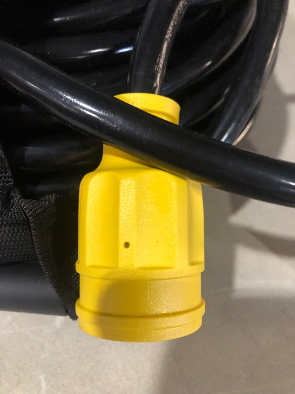 Photo 4 of 3 Prong 30 Amp Generator Cord 100 Feet Heavy Duty,Yellow