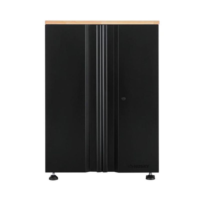 Photo 1 of ***NOT FUNCTIONAL - FOR PARTS ONLY - NONREFUNDABLE - SEE COMMENTS***
Heavy Duty Welded 20-Gauge Steel 2-Door Garage Base Cabinet in Black (28 in. W x 32 in. H x 21.5 in. D)
