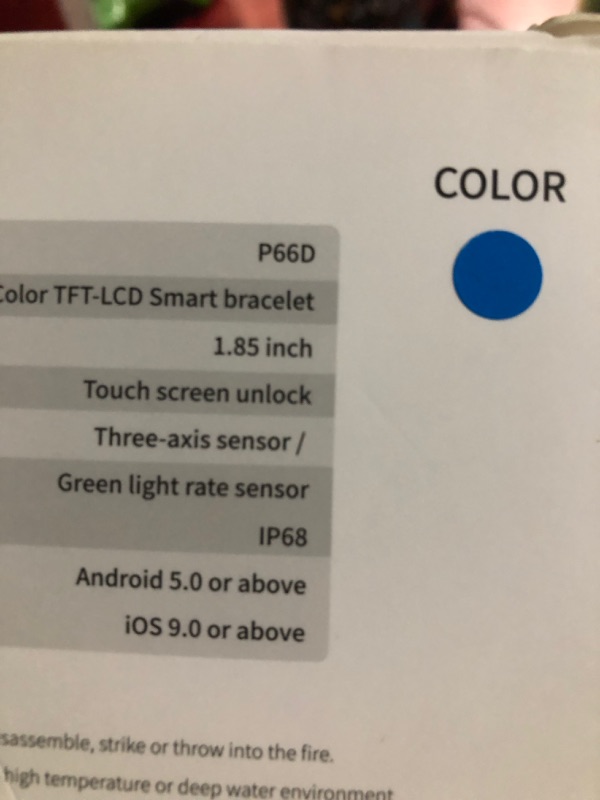 Photo 3 of Smart Watch(Answer/Make Call), 1.85" Smartwatch  Dark Blue 1.85"