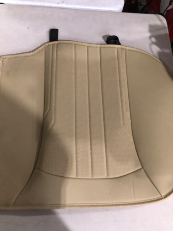 Photo 4 of ***ONLY BACK BENCH SEAT BASE COVER*MISSING EVERYTHING ELSE***
AOOG Leather Car Seat Cover, Leatherette Automotive Seat Cover for Cars SUV Pick-up Truck, Non-Slip Vehicle Car Seat Cover Universal Fit Set for Auto Interior Accessories, 03-BEIGE