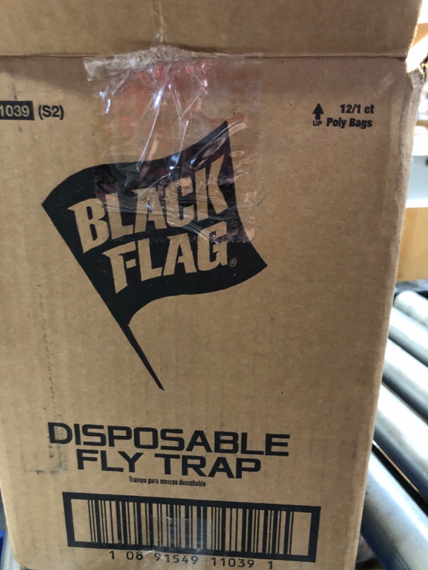 Photo 3 of ***USED - LIKELY MISSING PARTS - UNABLE TO VERIFY FUNCTIONALITY***
Black Flag Disposable Fly Trap, Attracts All Major Fly Species, 9 Pack
