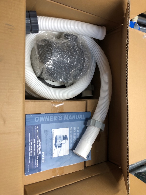 Photo 2 of ***(PARTS ONLY/ NO RETURNS OR REFUNDS) ***
INTEX SX2100 Krystal Clear Sand Filter Pump for Above Ground Pools: 2100 GPH Pump Flow Rate – Improved Circulation and Filtration – Easy Installation – Improved Water Clarity – Easy-to-Clean
