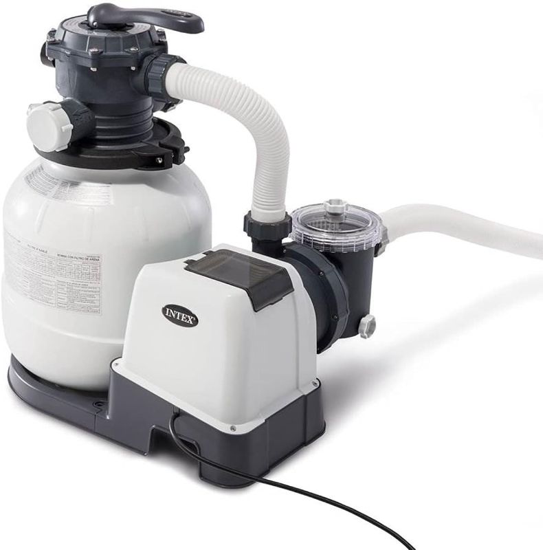 Photo 1 of ***(PARTS ONLY/ NO RETURNS OR REFUNDS) ***
INTEX SX2100 Krystal Clear Sand Filter Pump for Above Ground Pools: 2100 GPH Pump Flow Rate – Improved Circulation and Filtration – Easy Installation – Improved Water Clarity – Easy-to-Clean
