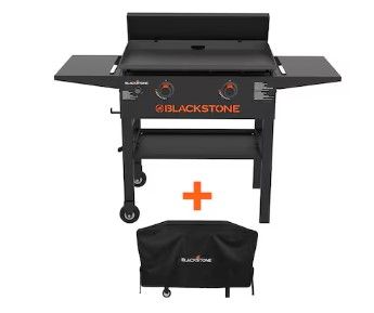 Photo 1 of [FOR PARTS, READ NOTES]
Blackstone 28" Griddle and Cover Bundle 2-Burner Liquid Propane Flat Top Grill
