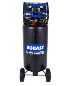 Photo 1 of ***DAMAGED - PARTIAL FUNCTIONALITY - SEE COMMENTS***
Kobalt QUIET TECH 26-Gallon Portable Electric 150 PSI Vertical Quiet Air Compressor