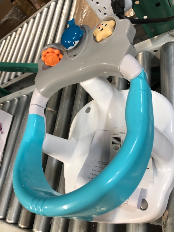 Photo 1 of Baby Bath Seat [Original],Infant Bath Seat,Bath Seat for Baby,Baby Bathtub Seat for Sit-Up 6-36 Months 4 Suction Cups Stability (White)