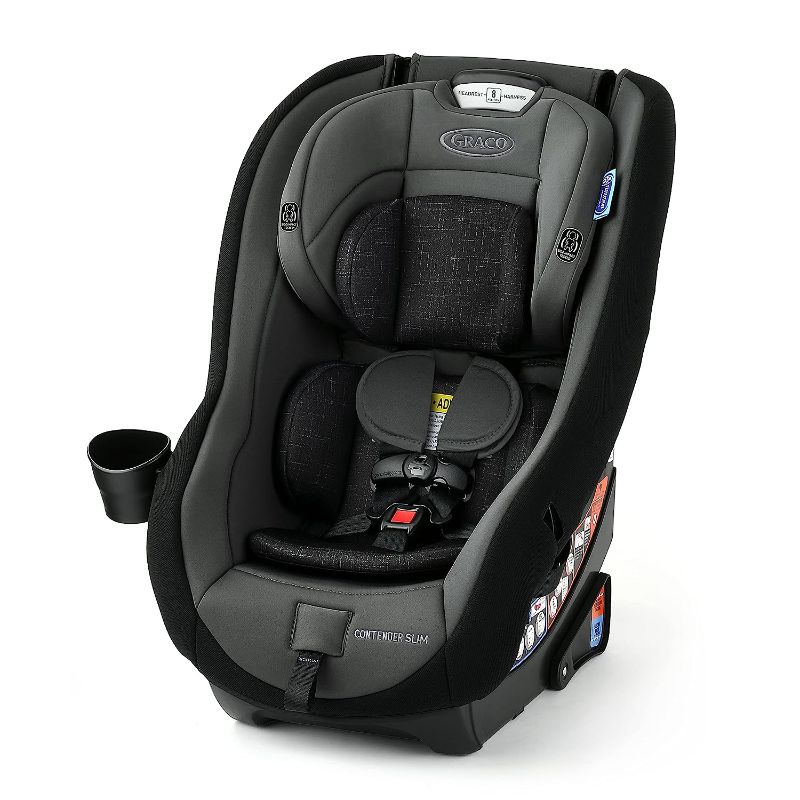 Photo 1 of *STOCK PHOTO FOR REFERENCE-MISSING CUP HOLDER*
Graco Contender Slim Convertible Car Seat