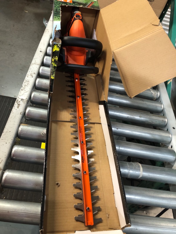 Photo 1 of BLACK+DECKER 20V MAX* Cordless Hedge Trimmer, 22-Inch, Tool Only (LHT2220B) & 20V MAX* Lithium Battery (LBXR20)