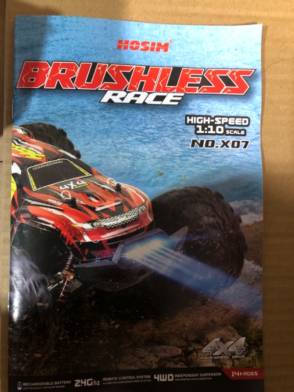 Photo 4 of **READ NOTES!!***Hosim Brushless RC Cars, 1:10High Speed Remote Control Car for Adults Up to 42 MPH