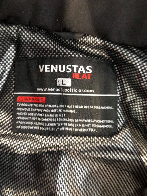 Photo 3 of Venustas Down Heated Jacket for Women with 7.4V Battery Pack (LARGE)