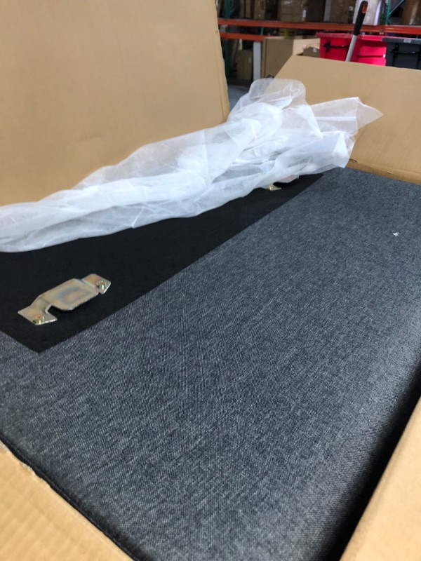 Photo 1 of ***INCOMPLETE - NONFUNCTIONAL - FOR PARTS ONLY - SEE NOTES***
Lilola Home Woven Reversible Sleeper Sectional Sofa with Storage Chaise, Dark Gray