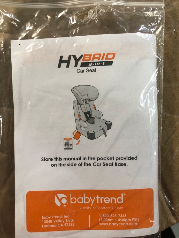 Photo 1 of Babytrend Hybrid 3-in-1 Combination Booster Seat, Ozone