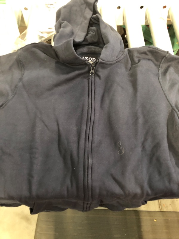 Photo 2 of IZOD womens sensory friendly hoodie zip up size  XL