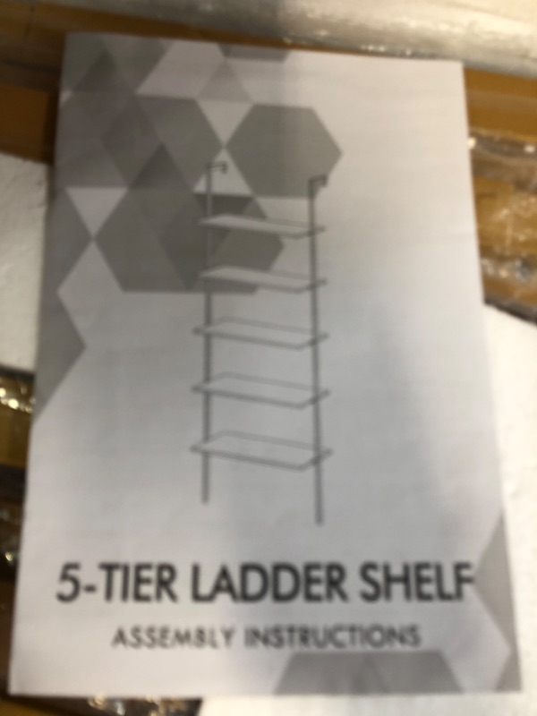 Photo 1 of * used *
5 tier ladder shelf 