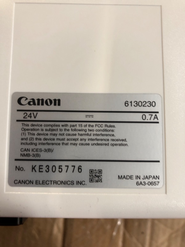 Photo 1 of Canon imageFORMULA RS40 Photo and Document Scanner