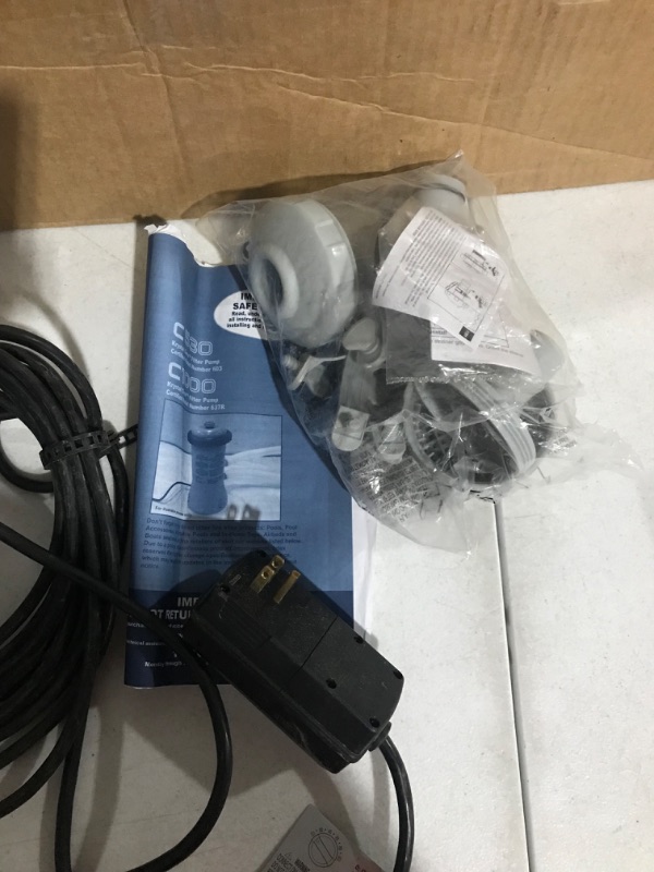 Photo 5 of (USED AND DIRTY ALSO DIRTY FILTER) INTEX 28637EG C1000 Krystal Clear Cartridge Filter Pump for Above Ground Pools