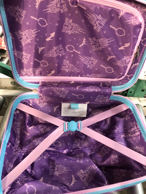 Photo 4 of  Kids' Disney Hardside Upright Luggage, Princess, 18-Inch