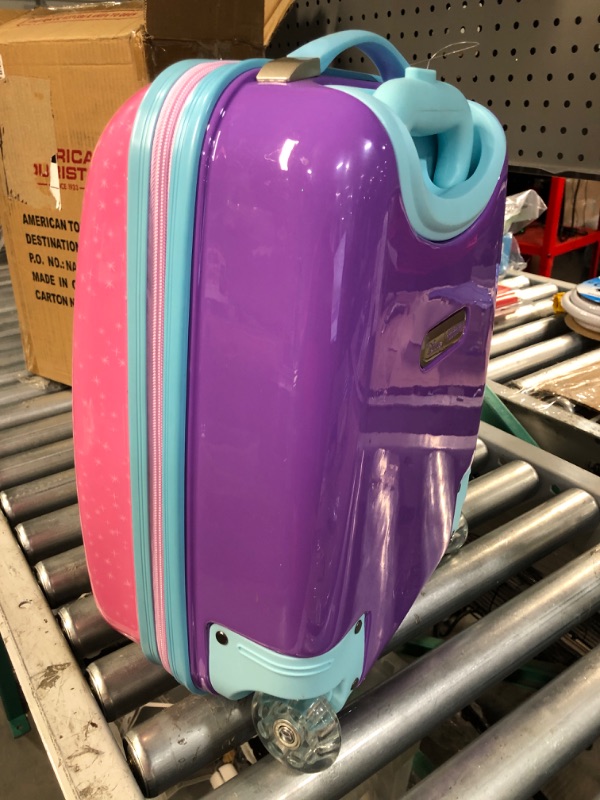 Photo 3 of  Kids' Disney Hardside Upright Luggage, Princess, 18-Inch