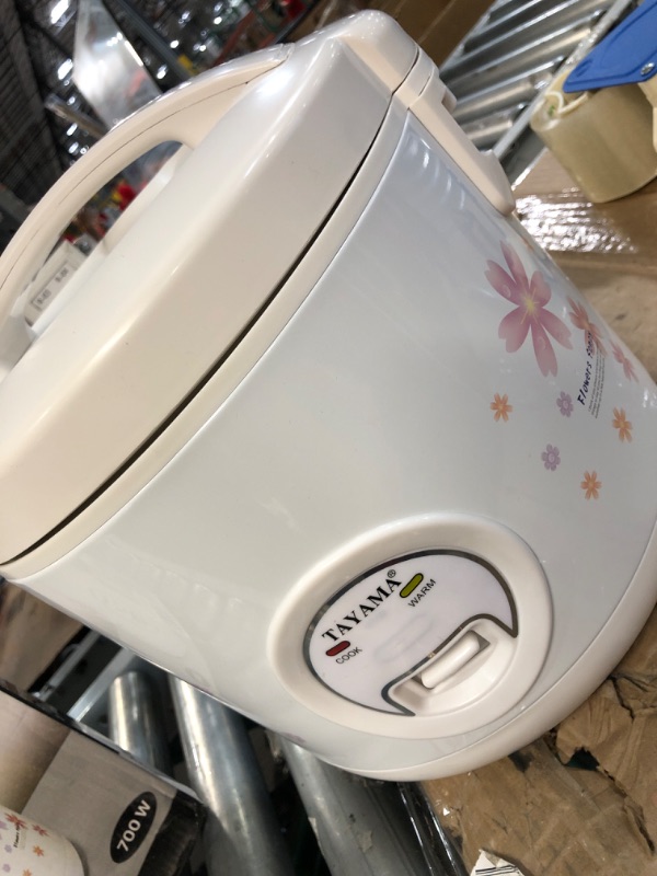 Photo 3 of 20-Cup White Rice Cooker with Steamer and Non-Stick Inner Pot