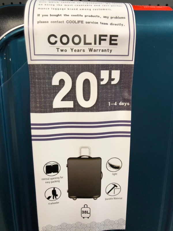 Photo 1 of 20' suitcase luggage 