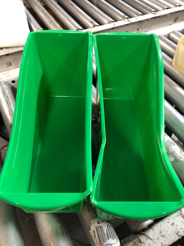 Photo 5 of green plastic cubby for kids (2 pack)