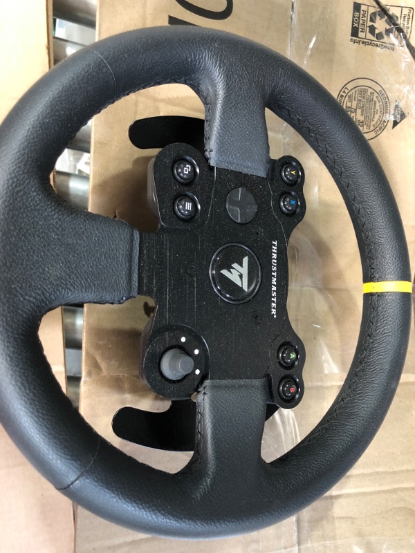 Photo 2 of **PARTS ONLY, MISSING STEERING WHEEL HUB, NON-FUNCTIONAL** Thrustmaster TX RW Leather Edition (XBOX Series X/S, XOne & Windows) 