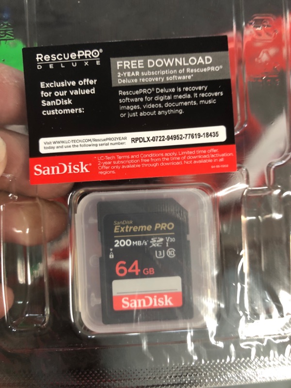 Photo 3 of SanDisk 64GB Extreme PRO SDXC UHS-I Memory Card