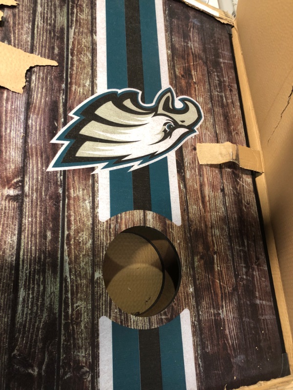 Photo 3 of NFL Pro Football 2' x 3' MDF Wood Deluxe Cornhole Set PHILLY EAGLES TEAM