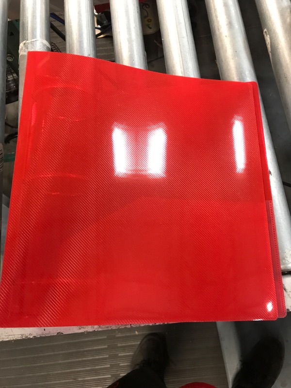 Photo 2 of  4-Inch 3 Ring View Binder red