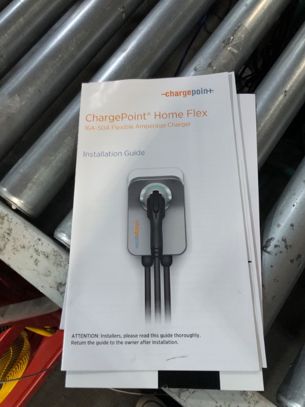 Photo 5 of ChargePoint Home Flex Electric Vehicle (EV) Charger, 16 to 50 Amp, 240V, Level 2 WiFi Enabled EVSE