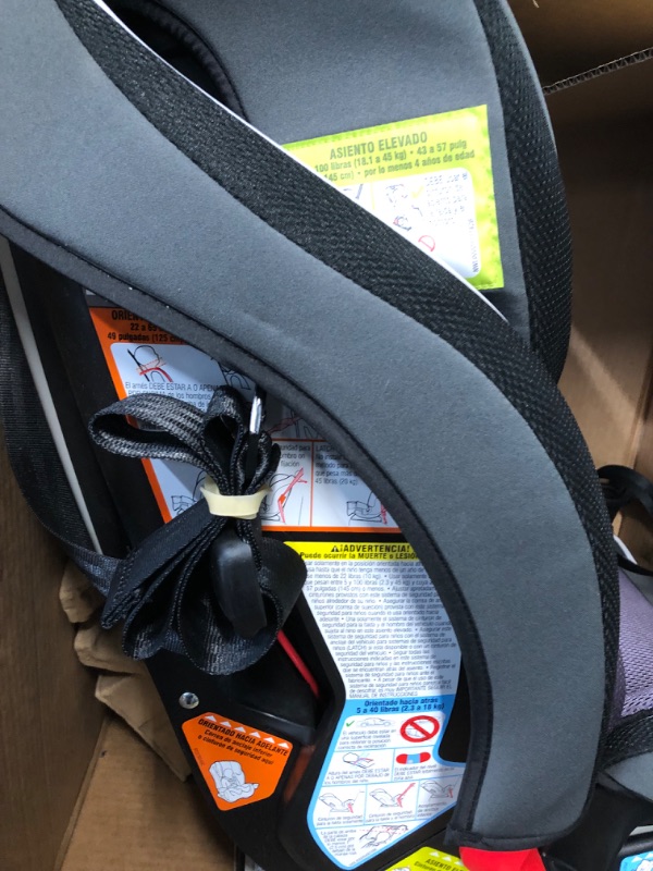 Photo 2 of (USED) Graco SlimFit 3 in 1 Car Seat, Slim & Comfy Design Saves Space in Your Back Seat, Annabelle, 1 Count (Pack of 1) SlimFit Annabelle