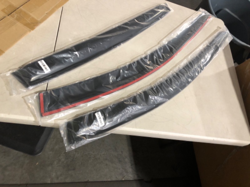 Photo 2 of **PARTS ONLY** Arokzn 4 Pieces Smoke Tinted Tape-On Side Window Visor Deflectors for 2018-2023 XV Crosstrek +