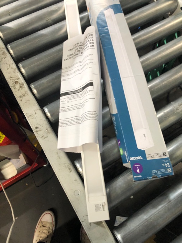 Photo 1 of Utilitech 24-in Plug-in LED Under Cabinet Strip Light
