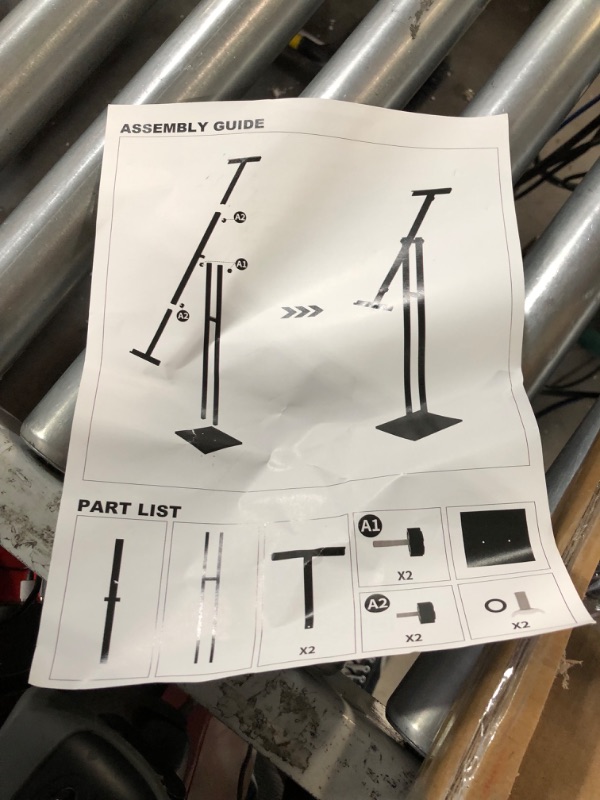 Photo 3 of Poster Stands for Display, Heavy Duty Floor Poster Board Stand, Adjustable Floor Standing Sign Stand, Heavy Duty Metal Double Sided Sign Holder for Poster Board,Base Adjustable Retractable Banner Stand Height Up to 42 Inches and 355° Rotation Display Stan