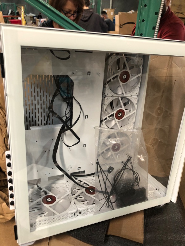 Photo 3 of KEDIERS PC Case - ATX Tower Tempered Glass Gaming Computer Case with 9 ARGB Fans,C590