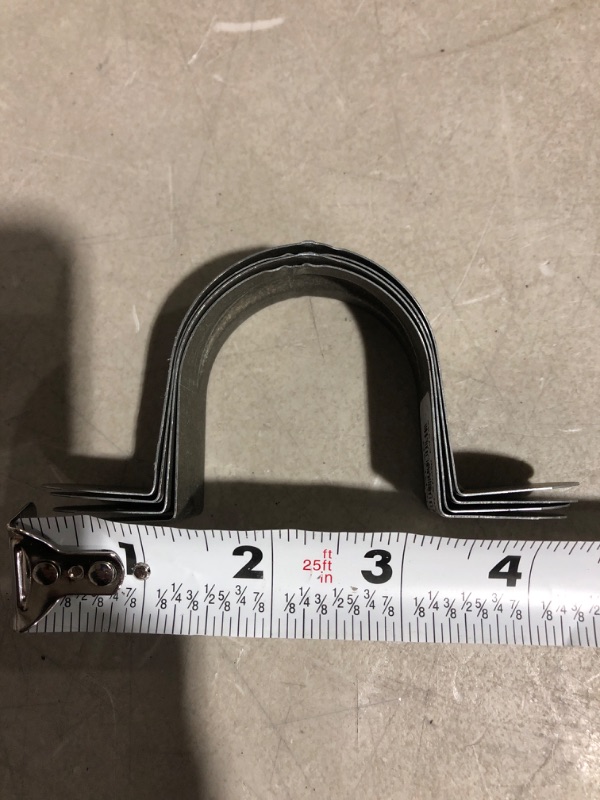 Photo 2 of * used item * please see all images * 
Wideskall 1" inch Heavy Duty Pipe Tube Conduit Steel Hanger U Strap Clamps Clip w/Screws (Pack of 40)