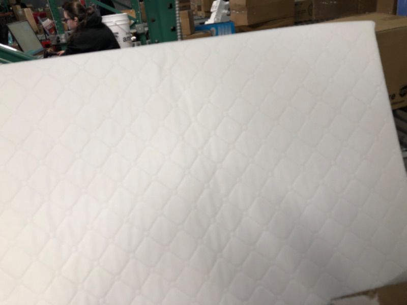 Photo 2 of Dream On Me Holly 3” Fiber Portable, Greenguard Gold Certified, Waterproof Vinyl Cover, Lightweight Mini Crib Mattress, White